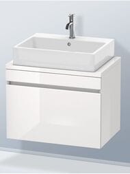 Тумба под раковину Duravit DuraStyle (700х512х478) 1 ящик, белый глянец DS530102222