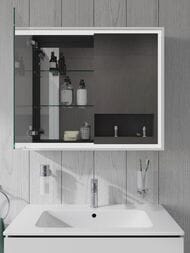 �������-���� Duravit L-Cube 800�700�154 ���������, ������, 2 �����, ����� LC7551018180000