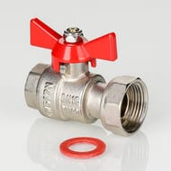 Кран шаровый с накидной гайкой VALTEC BASE 3/4"В-1"В, VT.241.N.0506