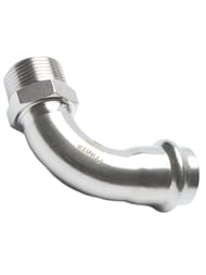 Уголок пресс Franta 54х1/2"Н, нержавеющая сталь SUS 304, V19541200G