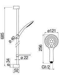 ������� �������� NOBILI ������ 685 ��, ����� 3 ������, �����, ��������, ���� AD140/67CR