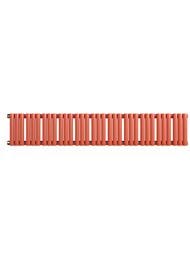 Радиатор стальной Empatiko Takt S1 однотруб 236х1312х32 33 сек боковое подкл, 1069 Вт, Friendly Red