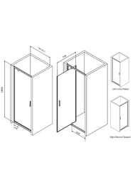������� ����� AM.PM Gem  (800�1950) W90G-80-1P-MT  ���������, �������. ����������, ���� �������