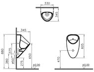 ������� Vitra Plural ������ �� ����, ������ ������, �������������. ��������., ����� 7808B003-5331