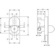 Hansgrohe ������� ����� �������������� ��������� ��� �����/���� 31741180