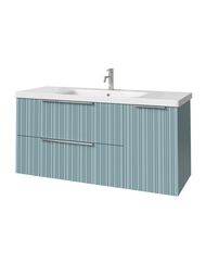 Тумба под раковину Caprigo RAIN 120 (1166х446х550) подвесная, 2 ящ, 1 дверь, Антарктида 36517R-SF015