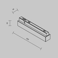 ���� ������� ������������ Maytoni Gravity (�������) TRX010DR2-100B, S35 48�, 100��, ������, IP20