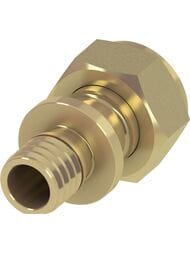 Соединитель TECEflex прямое 16х1/2"В, с накидной гайкой, латунь,  767578 — миниатюра 1