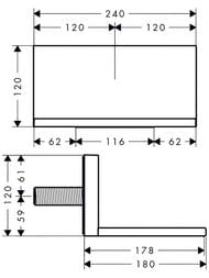 ����� �� ����� Axor ShowerSolutions 10942000 � �������� �������, ������� ����� 3/4', ����