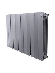 Радиатор биметаллический, 12 секций ROYAL THERMO PianoForte 500 ВШГ 590х970х100 2376 Вт Серебристый
