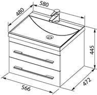 �������� Aquanet ���� 58 580�480 ��, �������� ������, ����� 204117