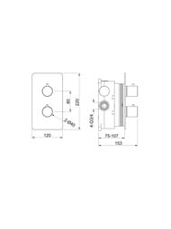 ��������� ��� �����/���� Aquatek ������ AQ1392CR ������������, ���������, 2 ������, ����: ����