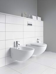 Биде подвесное DURAVIT ARCHITEC 365х580х290 с отверстием под смеситель, перелив, крепление 253115000
