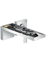 Смеситель Axor MyEdition 47062000 для умывальника, однорычажный, без панели, внешняя часть, хром