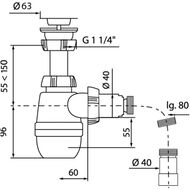 ����� ��� ����������� WIRQUIN "�����" 1 1/4�40 � ������ 40�40/50 SM2102 30718050