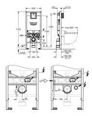 Grohe Rapid SLX ����������� ��� ���������� �������/���� 39596000 ���������� ������. ������� 1,13�