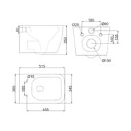 ������ ��������� AQUAme Hygiene, ������� SoftClose, ���� Invisible, ����� ������ AQM2020PRO-H
