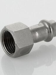 Пресс соединитель VALTEC 28х3/4"В, нерж. сталь, VTi.902.I.002805