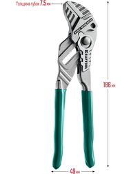 Клещи переставные-гаечный ключ Kraftool Vise-Wrench 250/50 мм,   22065