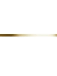 Металлический бордюр Meissen Metallic (50х750) глянцевый золотистый  A-MT1U382\K  (шт.)