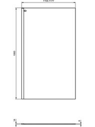 ������� ������ Ideal Standard CONNECT 2 Wetroom (1200�1950) ������� ���.������/������ �����. K9379V3