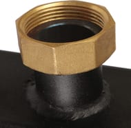 Коллектор распределительный ROMMER 4(5) отопительных контура 1.1/2", сталь