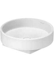 Раковина накладная Duravit Balcoon 450 x 450 DuraShield, белая матовая 240945AC79 — миниатюра 1