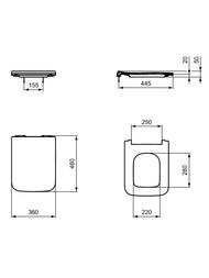 C������ ��� ������� Ideal Standard BLEND CUBE ���������, ���������, ����� T521101