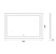 ������� BelBagno SPC-KRAFT-985-685-TCH-WARM-NERO  (985x32x685) ������.����,����,����.����.,��������