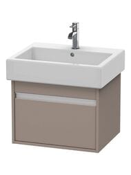 Тумба под умывальник Duravit Ketho 550х410х440 подвесная, 1 ящик, базальт мат. KT668604343 — миниатюра 1