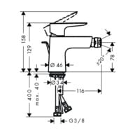 ��������� Hansgrohe Talis E 71720990 ��� ���� �� ������� ����������, ������������, �����.������