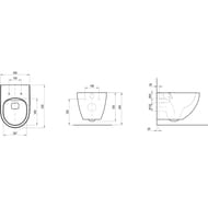 ������ ��������� Ravak Vita RimOFF 360�530�350, ����� X01860