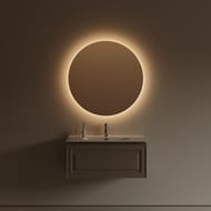 Зеркало для ванной комнаты SANCOS Sfera 2.0 D900 led подсветка 2700K/4000K/5000K SF2.900