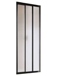 Стенка душевого уголка RAVAK SUPERNOVA ASRV3-80 (770-790х1980) раздвижн.дверь, стекло, черный+Grape