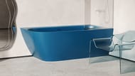 Ванна пристенная Salini Sofia Corner R 102524MF  1700х850х590 угловая S-Stone RAL матовый