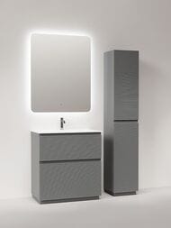 Тумба под раковину Sancos Folk Floor FL80FES 790х445х850 напольная, с 2-мя ящиками, Ergraut soft