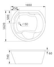 �������������� ������������ ����� Gemy G9053 B (1850�1620�740) ������������