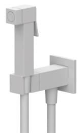 Гигиенический душ со смесителем Remer Absolute Q64BO, белый матовый — миниатюра 1