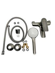Смеситель для ванны/душа ESKO Lagos Gun Metal LG54AGM однозахватный, короткий излив, темно-серый