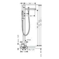 ��������� Axor Uno 45416340 ��� ����� ��������� ������������, �����, ������ ���, ������ ���� ���