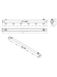 Коллектор VALTEC 1" на 6 выходов 1/2"Н нерж. м/о 100 мм VTc.510.SS.060406 — изображение 4