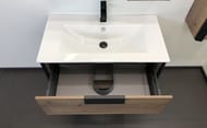Тумба COMFORTY Бонн-90 (910х500х465) подвесная, с раковиной, дуб темный 00-00003466