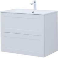 Тумба под умывальник Aquanet Терра 80 (800х500х650) подвесная, белая матовая 313234