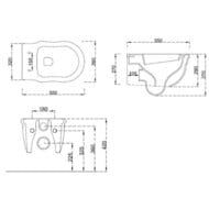 ������ ��������� Caprigo Boheme 360�550�370 �����, ��� �������  DW10