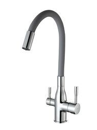 Смеситель для кухни с подключением фильтра для питьевой воды , FRAP хром, F4396