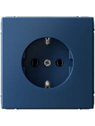 Розетка Systeme Electric ARTGALLERY с заземлением, 16А, аквамарин, GAL001143