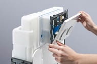 GEBERIT Контейнер для дезинфицирующих кубиков для клавиш Sigma 115.610.00.1