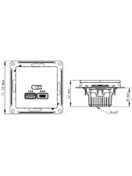 ������� Systeme Electric ATLASDESIGN USB A+�, 5�/2,4 �, 2�5�/1,2 �, ��������, ����� ATN000939