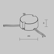 Источник тока Maytoni Lighting control 721031 DALI NFC DT6 25W 300-850mA +PUSH DIM, белый
