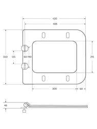 ������ ��������� BelBagno DUE 2.0 (345x510x360) ������������, � ��������, ����� BB7107CHR/SC